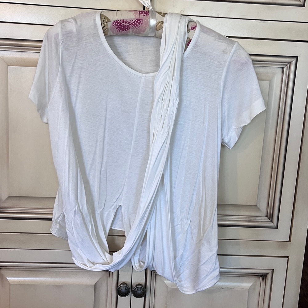 J. Crew white tee
